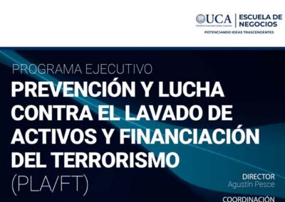 Programa Ejecutivo Prevención y lucha contra el lavado de activos y financiación del terrorismo (PLA/FT)